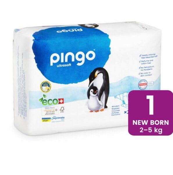 Pingo Newborn Taille1– 2-5KG – 27 Couches