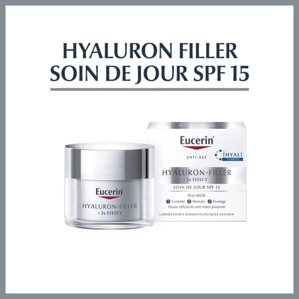 EUCERIN HYALURON-FILLER + 3x EFFECT Soin de Jour Peau Sèche SPF 15