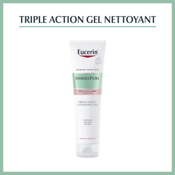 EUCERIN DERMOPURE TRIPLE ACTION GEL NETTOYANT  150ml