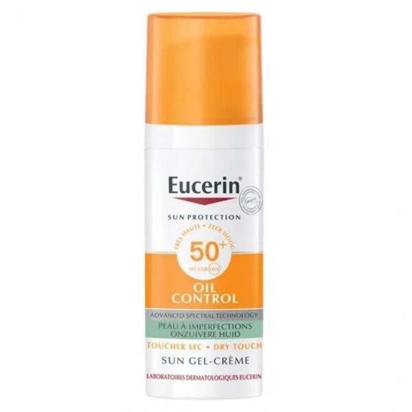 EUCERIN SUN TOUCHER SEC GEL CRÈME HUILE CONTROLE