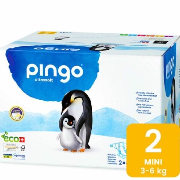 Pingo Mini Taille2– 3-6KG – 2 Sachets de 42 Couches