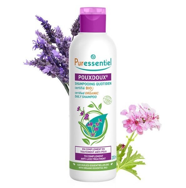 PURESSENTIEL POUXDOUX SHAMPOING QUOTIDIEN BIO 200 ML