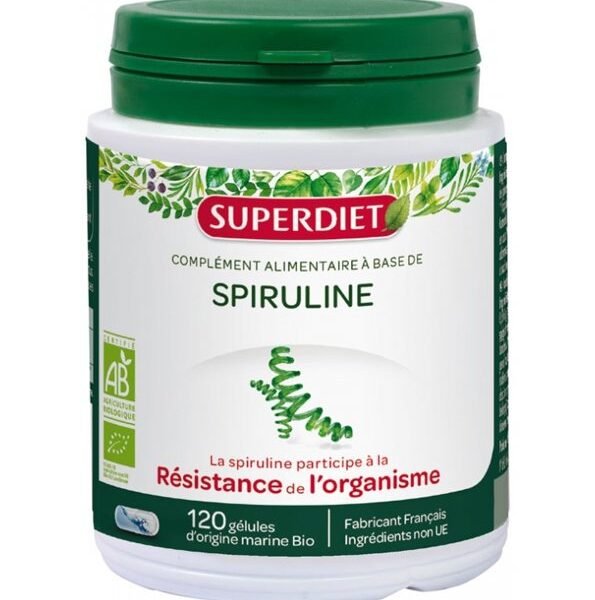 Super Diet Spiruline - 120 Gélules