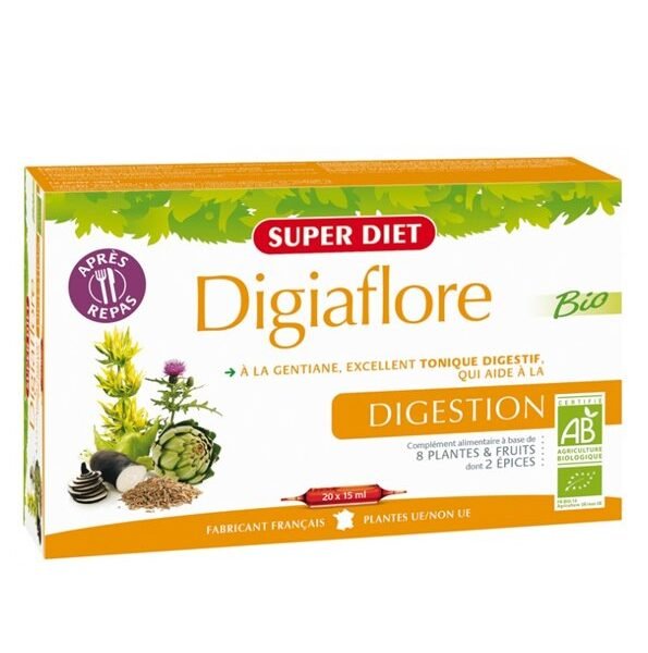 Super Diet Digiaflore Bio - 20 Ampoules x 15 ml