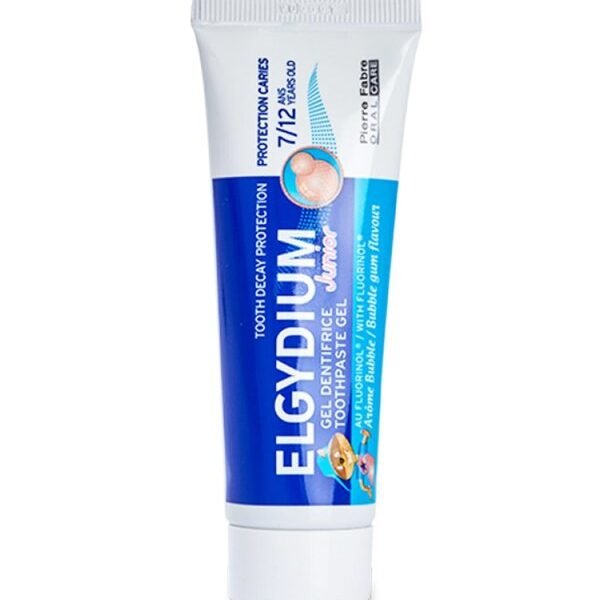 Elgydium Junior - Dentifrice Bubble Gum 7-12 Ans