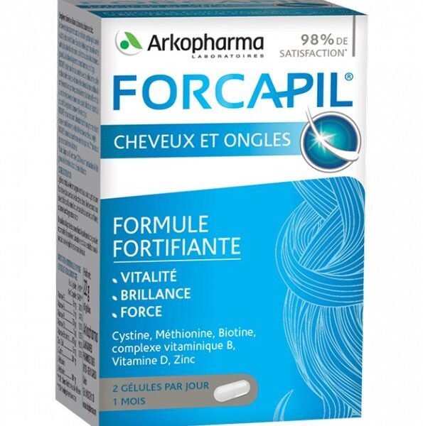 Forcapil Cheveux Et Ongles - 180 Gelules