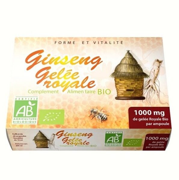 GPH Ginseng Gelee Royale bio 20 ampoules 1000mg