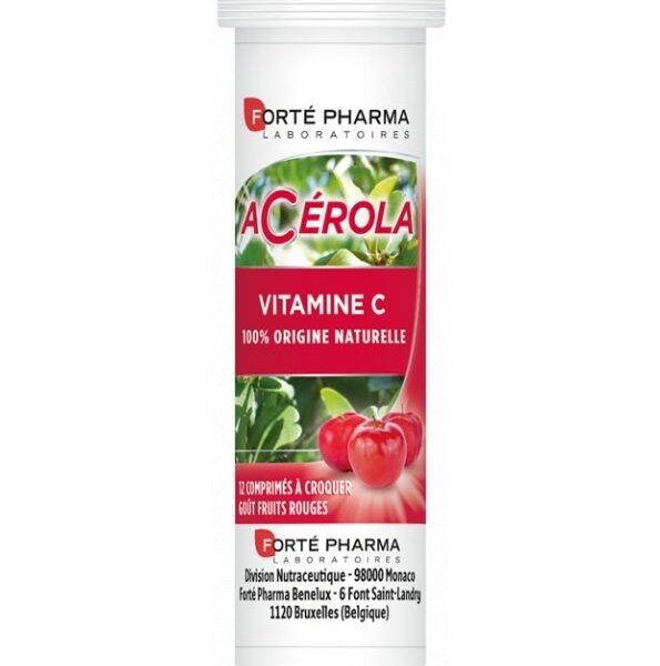 Forté Pharma Acérola Vitamine C - 12 Comprimés