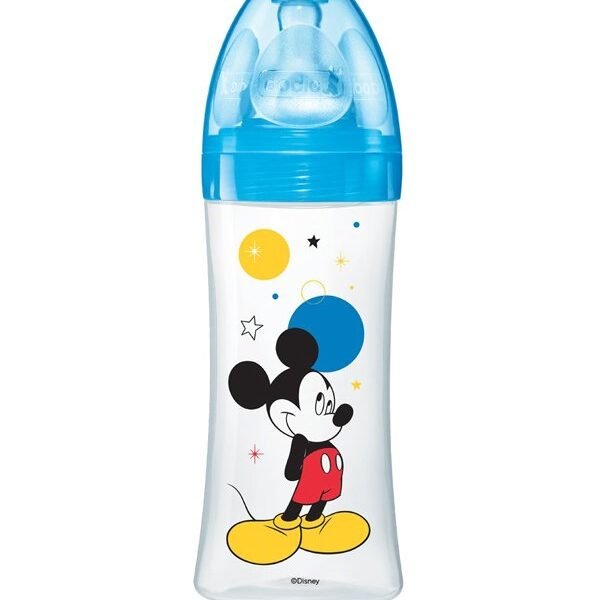 Dodie - Biberon Disney Baby Mickey Initiation+ Anti-colique débit 3 (6M +) - 330 ml