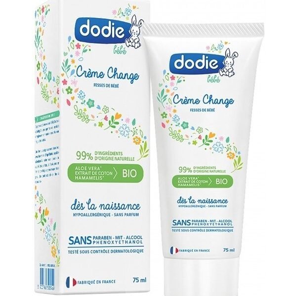Dodie - Crème de change sans parfum - 75 ml