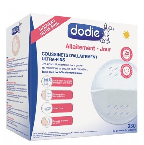 Dodie - Coussinets d’allaitement jour (x30)