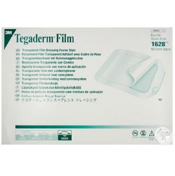 TEGADERM Pansement film Transparent avec Cadre 5 x 20 cm