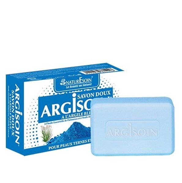 NaturEsoin Argisoin Savon à l'Argile Bleue- 125 G