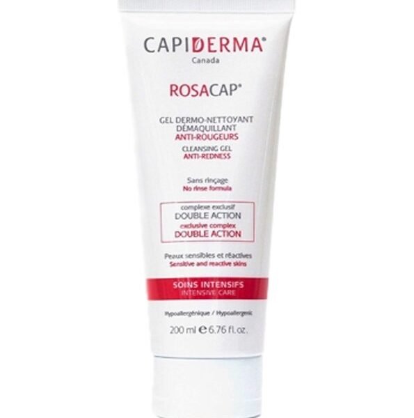 Capiderma - Rosacap gel derme-nettoyant démaquillant anti-rougeurs - 200 ml