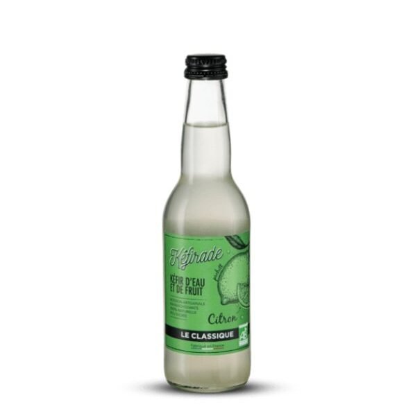 KEFIRADE KEFIR D'EAU ET FRUIT CITRON 330ML