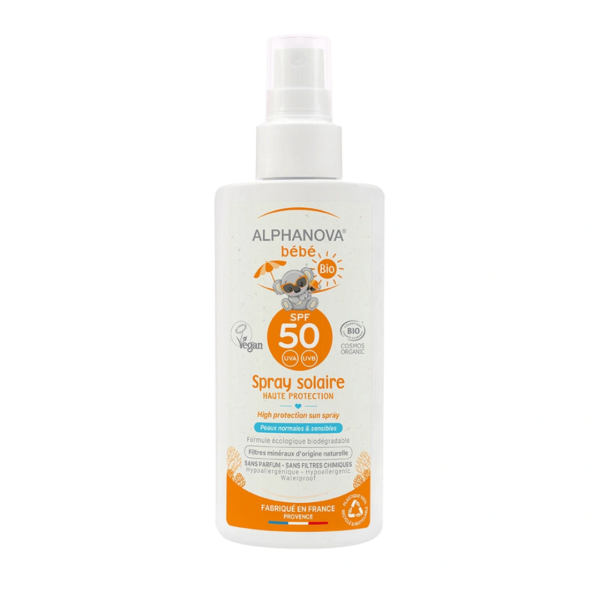 Alphanova Spray Solaire Bebe Spf50 125g