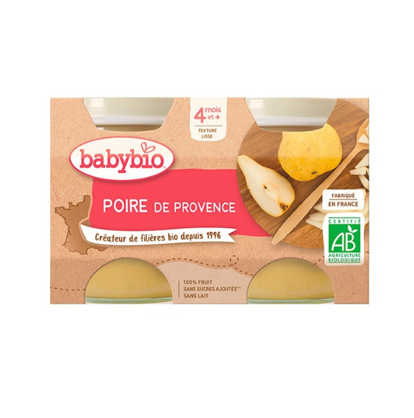 BABYBIO PETIT POT POIRE 2 x 130G