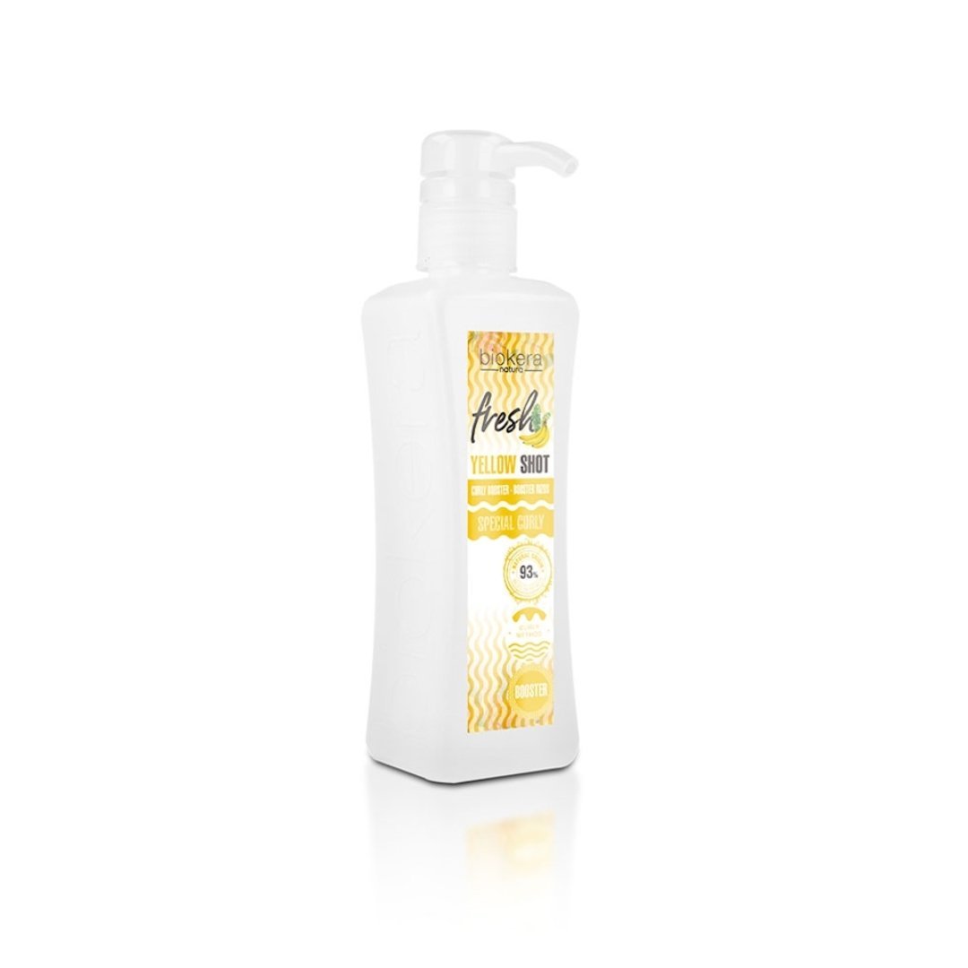Biokera-Fresh-yellow-shot-Curly-Booster-300ml-1.jpg Biokera Fresh yellow Shot Curly Booster 300ml – Image 1