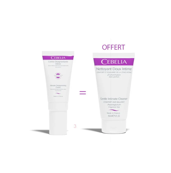Cebelia Creme Depigmentatnt + Nettoyante Doux Intine Offert