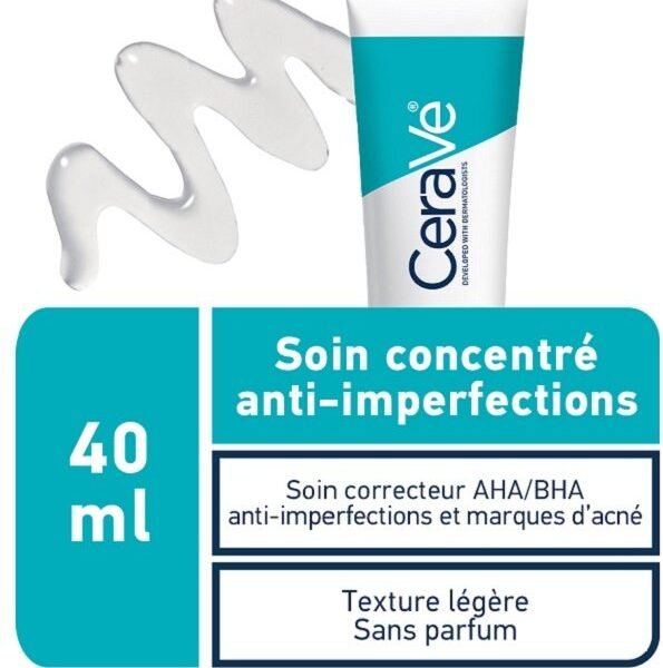 CeraVe Soin Concentré Anti-Imperfections |Peau Grasse à Tendance Acnéique | 40ml
