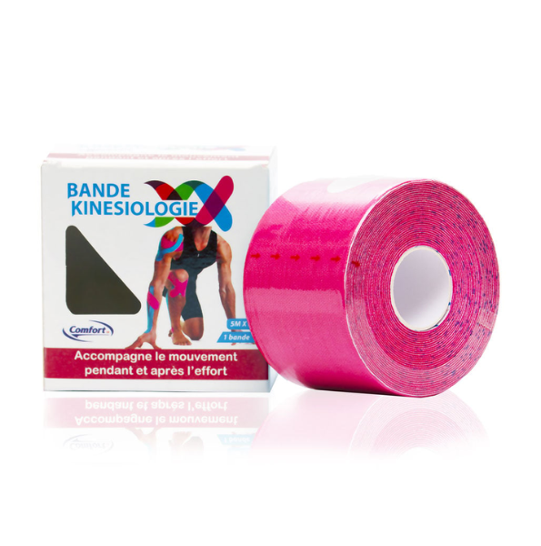 Comfort Bande Kinesiologie 5mx5cm Rose