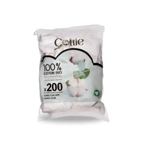 Cottie Coton Pads Bio 200 Unités