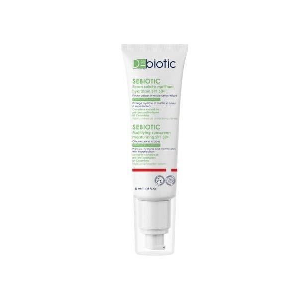 D-Biotic Sebiotic Ecran Solaire Matifiant spf50+ 50ml