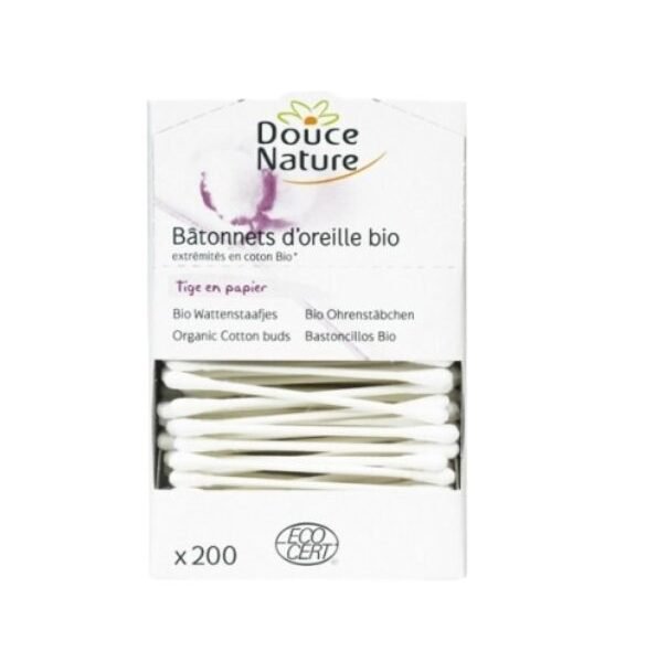 DOUCE NATURE BATONNETS D'OREILLE 200 UNITES
