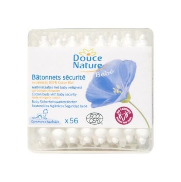 DOUCE NATURE BATONNETS SECURITE BEBE 56 UNITES