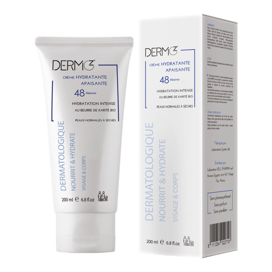 Dermoz-creme-hydratante-apaisante-Pns-50ml-1.png Dermoz Creme Hydratante Apaisante Peaux Normales a Seches 50ml – Image 1