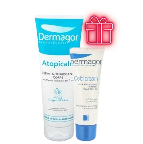 Dermagor Atopicalm Crème Nourissante 250ml + Cold Creme 40ml Offert