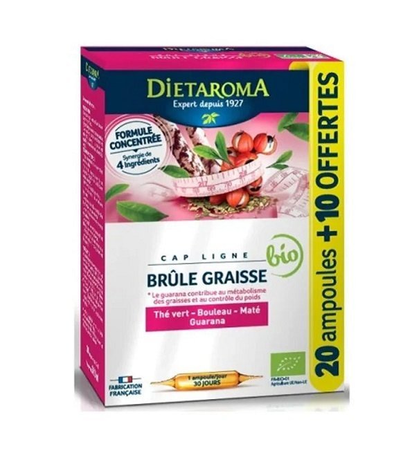 Dietaroma-Brule-Graisse-30-Ampoules10ml.jpg Dietaroma Brule Graisse 30 Ampoule*10ml – Image 1