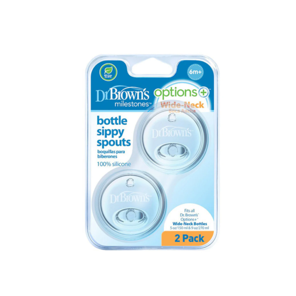 Dr Brown's 2 Tetines Transition Cole large +6m WR200