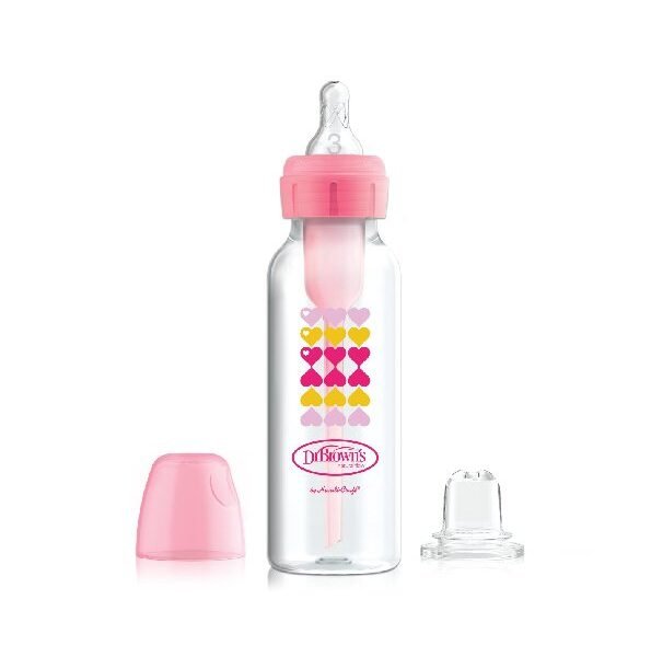 Dr browns Biberon Cole Etroit Pink 250ml SB8191