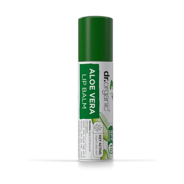 Dr Organic Baume à Lèvres à l’Aloe Vera 5.7Ml