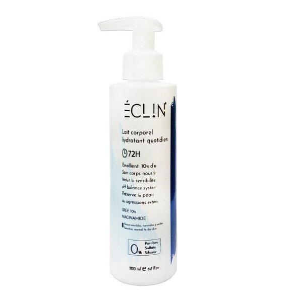 Eclin Lait Corporel Hydratant Quotidien 72h 200ml