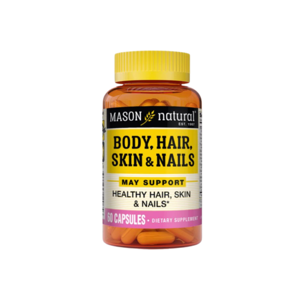 Mason Natural Body Hair Skin And Nails 60 Capsules
