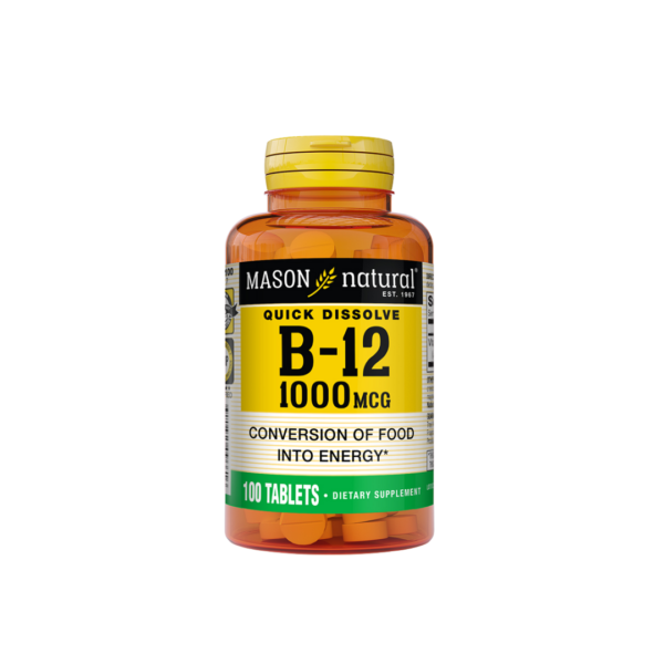 Mason Natural B-12 1000mg 100 tablets 966-100
