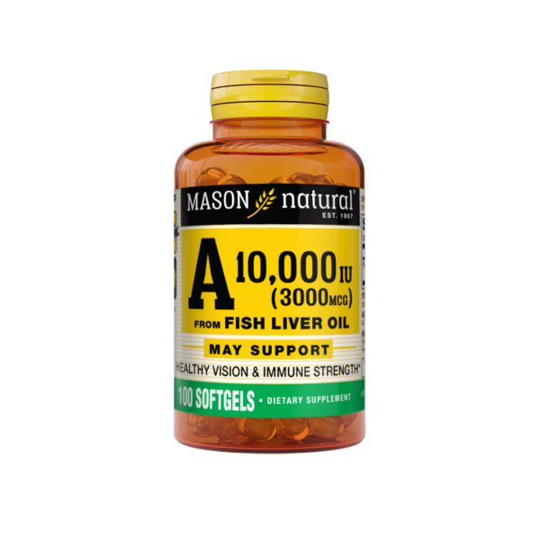 Mason Natural A 10000 UI 100 softgels