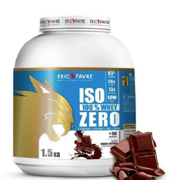 Eric favre Iso Whey zero Chocolat Intense 1.5 kg