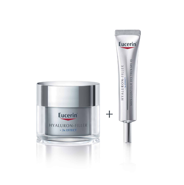 Eucerin Hyaluron Filler Nuit 50ml +Hyaluron filler Contour Des Yeux PACK
