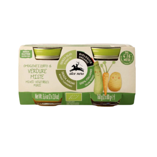 ALCE NERO PETIT POT MIX PUREE DE LEGUME 160 G 2X 80 G