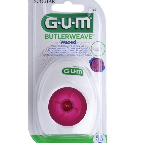 GUM Fil Dentaire ButlerWeave Ciré Réf 1155
