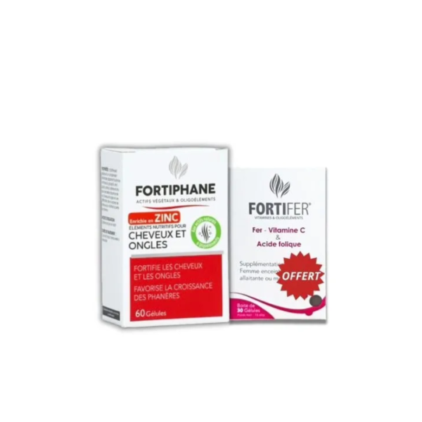 Fortiphane 60 Gelules+Fortifer 15 Gelules pack