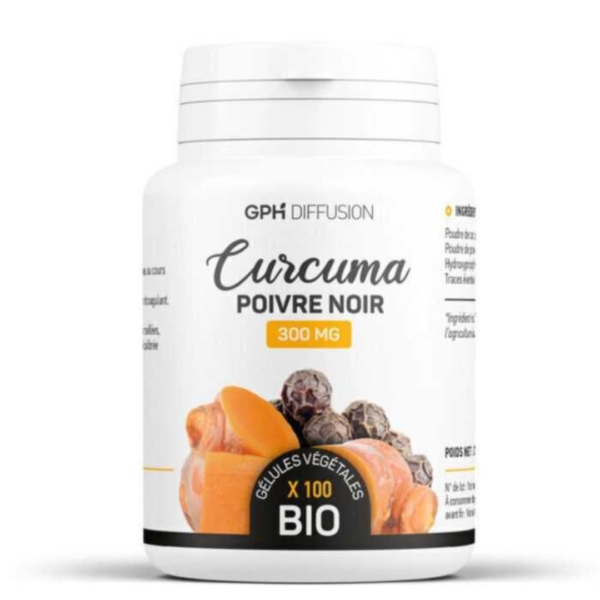 GPH Curcuma & Poivre Noir 300mg 100 Gelules
