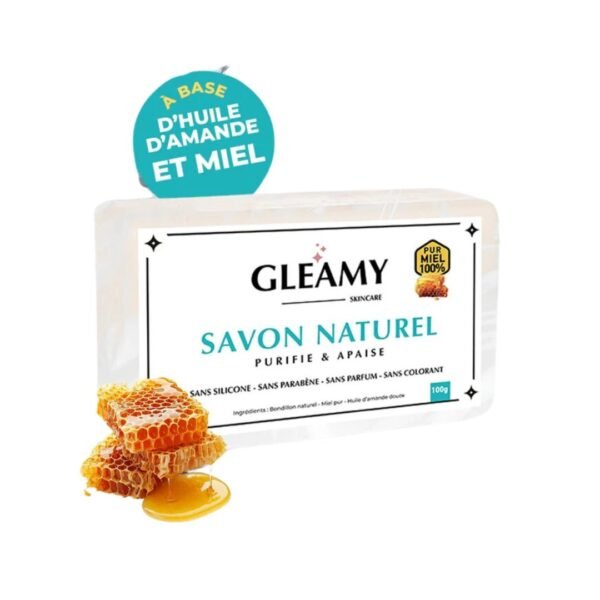 Gleamy Savon Naturel Purifie & Apaise 100g
