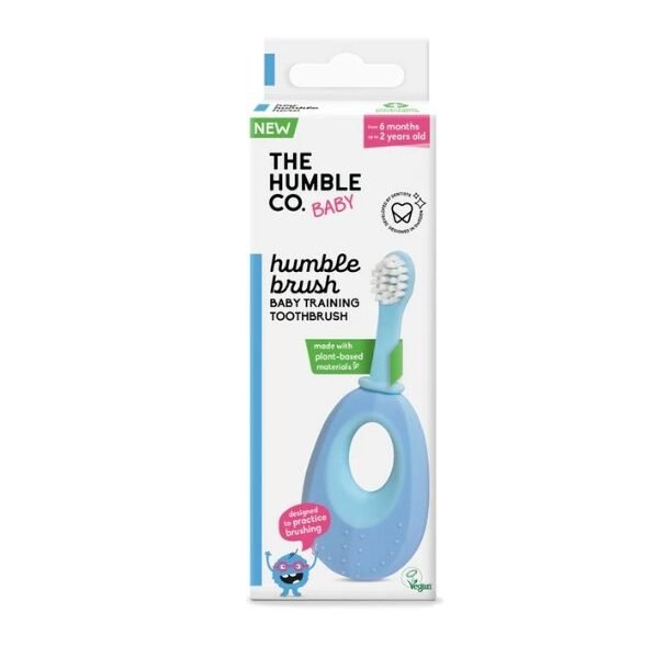 HUMBLE BROSSE A DENTS BLEU POUR BEBES A BASE DE PLANTES