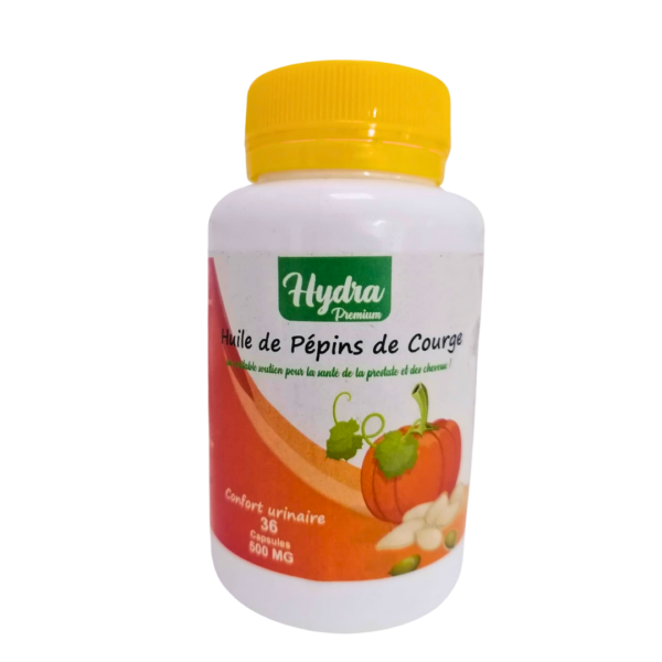 Hydra Premium Huile de Pepins de Courge 36 Capsules