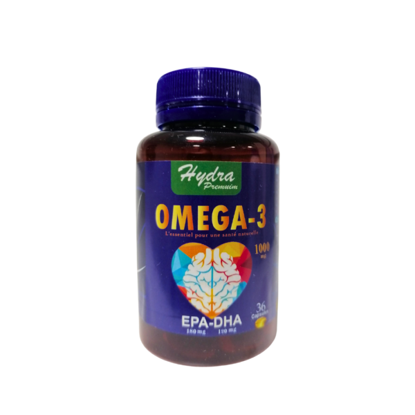 Hydra Premium Omega 3 1000mg  36 Capsules