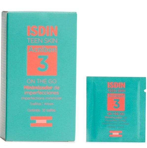 ISDIN Teen Skin Acniben 3 On The Go Minimiseur d'Imperfections 30 Unités